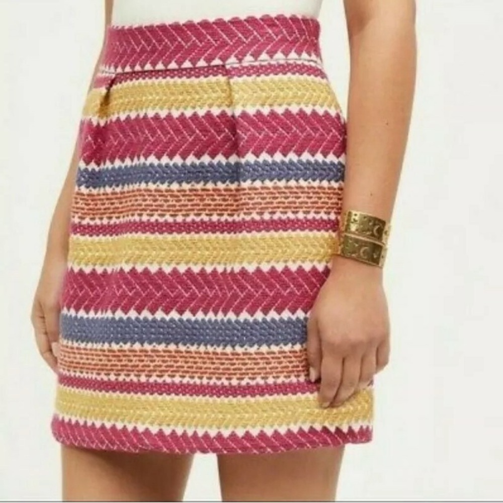 Anthropologie Nomad Morgan Carpenter Jacquard Mini Skirt - Size Large